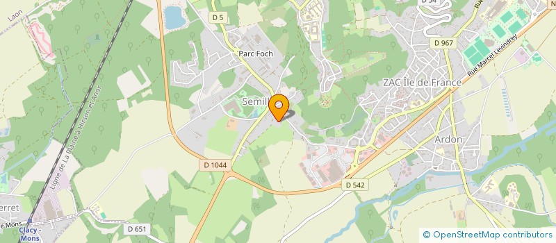 localisation de l'entreprise SCI DE LA MANUFACTURE 24 à LAON