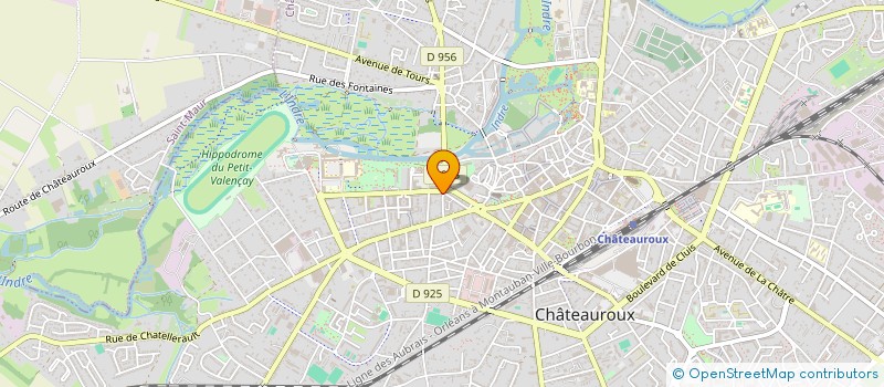 localisation de l'entreprise SCI DE LA MANUFACTURE à CHATEAUROUX