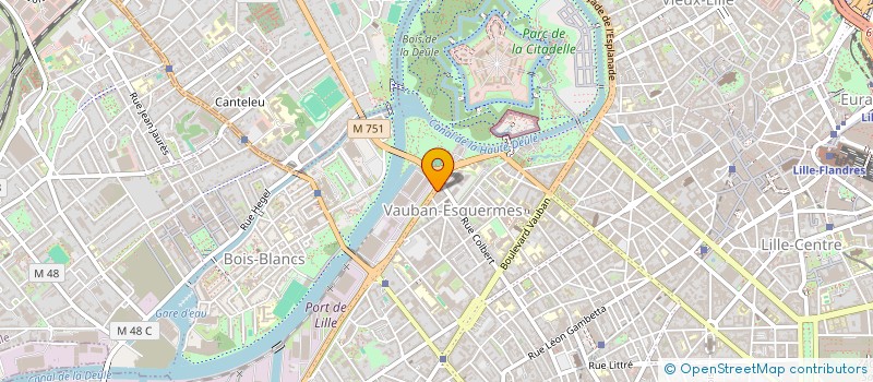 localisation de l'entreprise SCI DE LA MANUFACTURE à LILLE