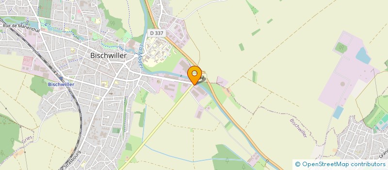 localisation de l'entreprise SCI DE LA MANUFACTURE  BISCHWILLER