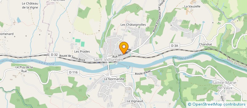 localisation de l'entreprise SCI DE LA MARANA à SAINT-VICTURNIEN