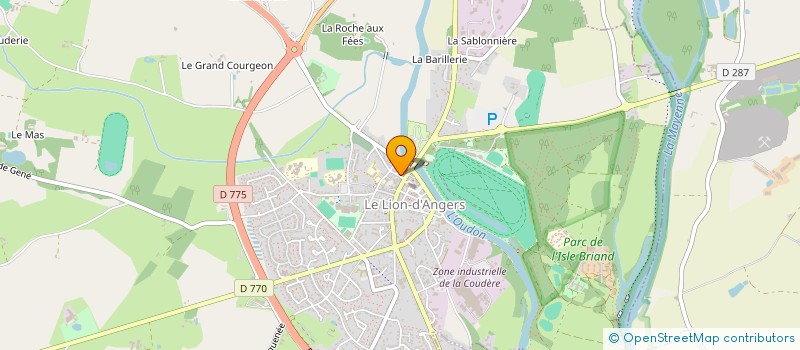 localisation de l'entreprise SCI DE LA MARANDELLE  LE LION D'ANGERS