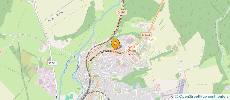 localisation de l'entreprise SCI DE LA MARBRERIE à NEUFCHATEAU
