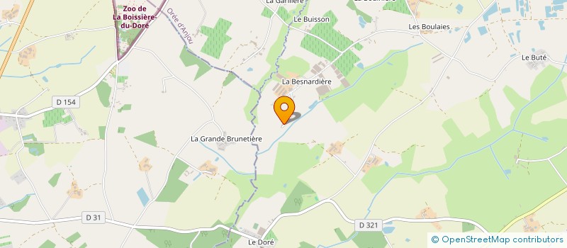 localisation de l'entreprise SCI DE LA MARCHAISERIE  BEAUPREAU-EN-MAUGES