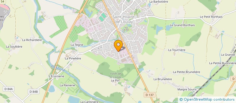 localisation de l'entreprise SCI DE LA MARCHE à MONTAIGU-VENDEE