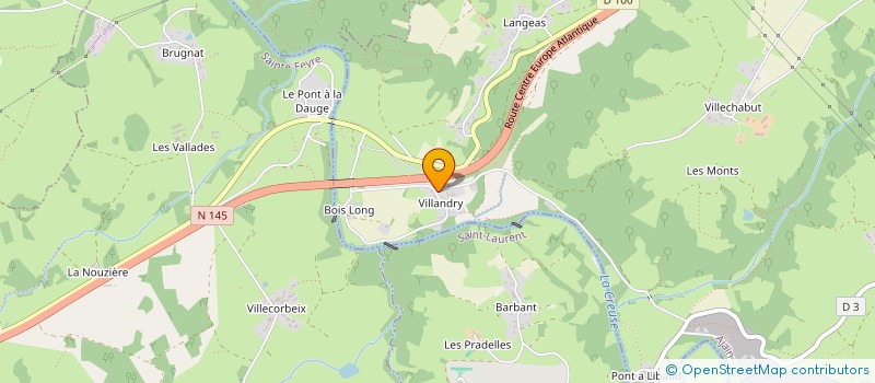 localisation de l'entreprise SCI DE LA MARCHE à AJAIN