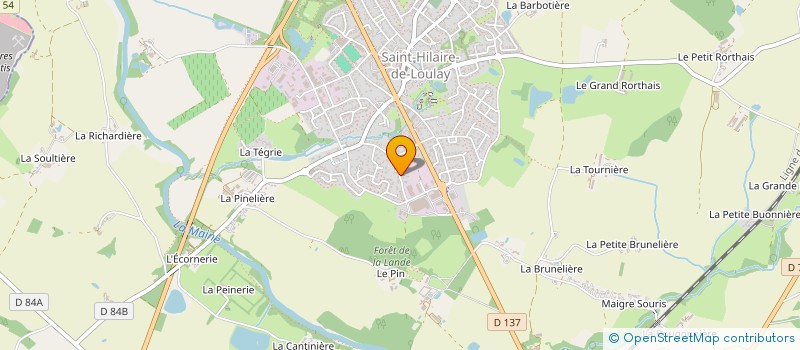 localisation de l'entreprise SCI DE LA MARCHE à MONTAIGU-VENDEE