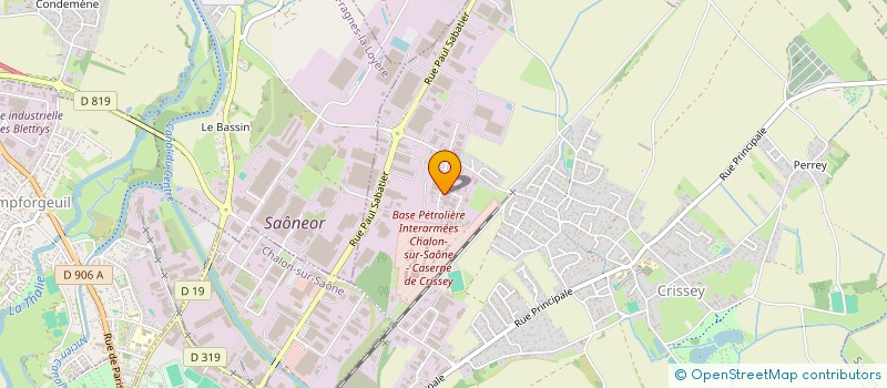 localisation de l'entreprise SCI DE LA MARE  CRISSEY