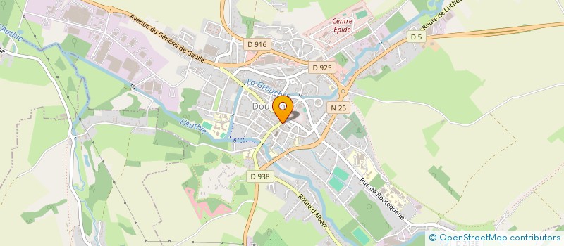 localisation de l'entreprise SCI DE LA MARE  DOULLENS