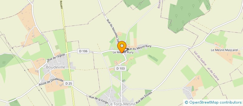 localisation de l'entreprise SCI DE LA MARE  LE TORP-MESNIL