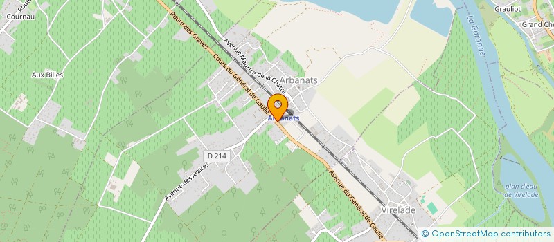 localisation de l'entreprise SCI DE LA MARE  ARBANATS