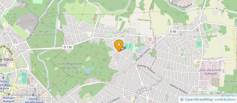 localisation de l'entreprise SCI DE LA MARE AU MOULIN  COUBRON