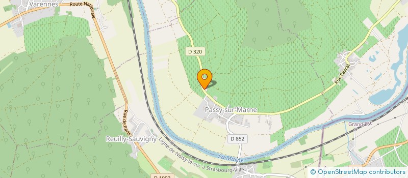 localisation de l'entreprise SCI DE LA MARE AUX CANES  PASSY-SUR-MARNE