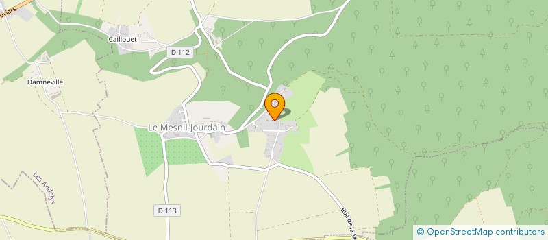 localisation de l'entreprise SCI DE LA MARE BLONDE  LE MESNIL-JOURDAIN