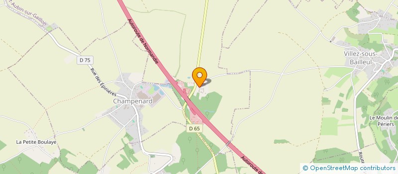 localisation de l'entreprise SCI DE LA MARE DES FOSSES  AILLY