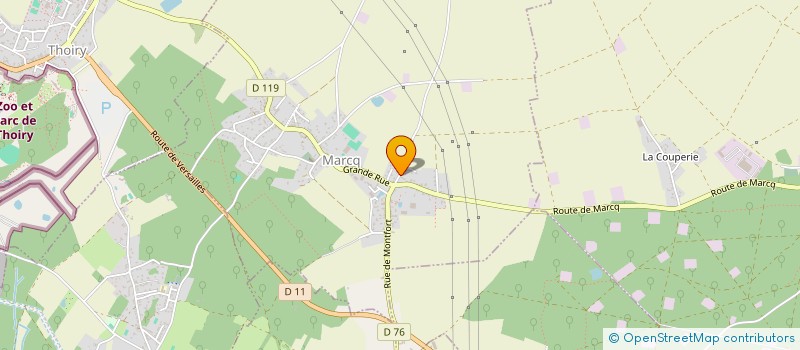 localisation de l'entreprise SCI DE LA MARE GLORIETTE  MARCQ