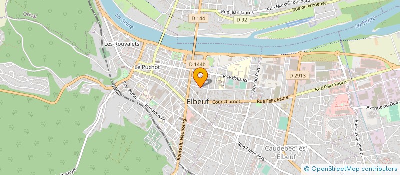 localisation de l'entreprise SCI DE LA MARE MAURY  ELBEUF