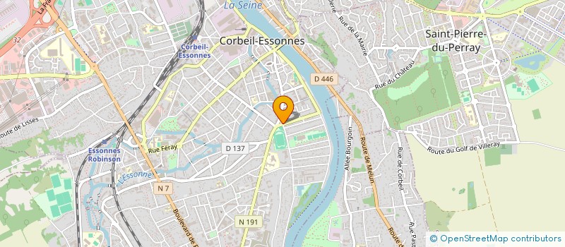 localisation de l'entreprise SCI DE LA MARE PAVEE  CORBEIL-ESSONNES