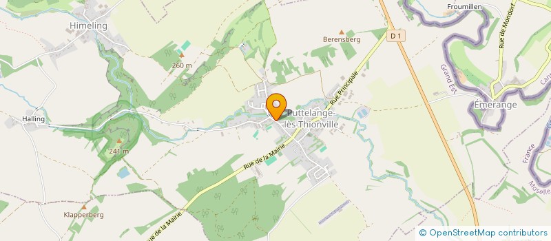 localisation de l'entreprise SCI DE LA MARE PILETTE  PUTTELANGE-LES-THIONVILLE