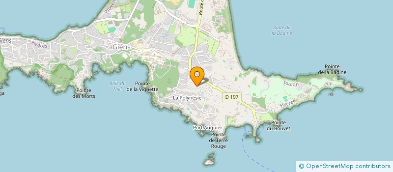 localisation de l'entreprise SCI DE LA MARELLE à HYERES