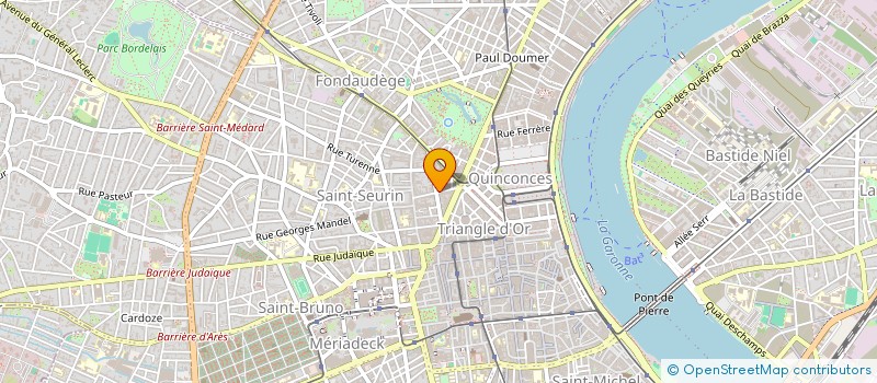 localisation de l'entreprise SCI DE LA MARELLE  BORDEAUX