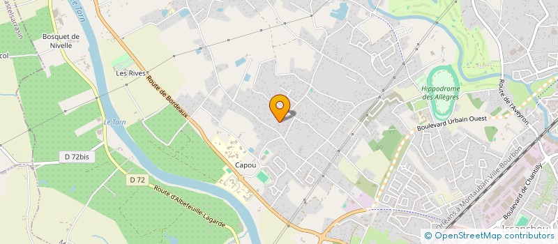 localisation de l'entreprise SCI DE LA MARGUE  MONTAUBAN