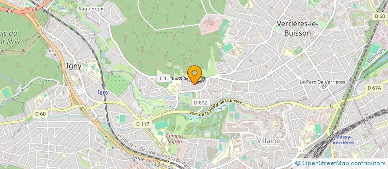 localisation de l'entreprise SCI DE LA MARINA  VERRIERES-LE-BUISSON