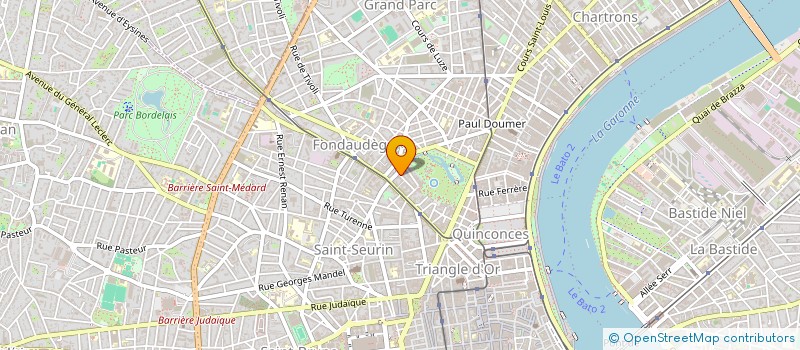 localisation de l'entreprise SCI DE LA MARINE  BORDEAUX