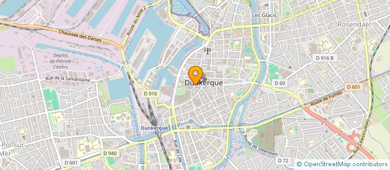 localisation de l'entreprise SCI DE LA MARINE à DUNKERQUE