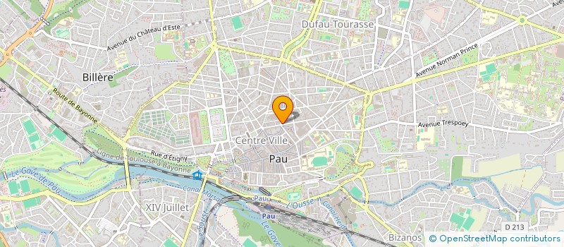 localisation de l'entreprise SCI DE LA MARINE à PAU