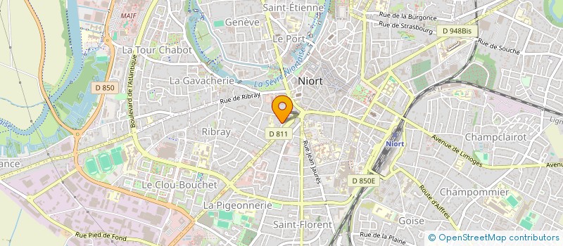 localisation de l'entreprise SCI DE LA MARNE à NIORT