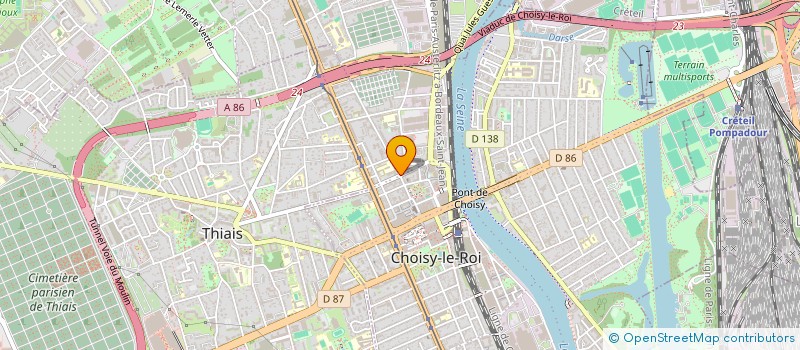 localisation de l'entreprise SCI DE LA MARNE à CHOISY-LE-ROI