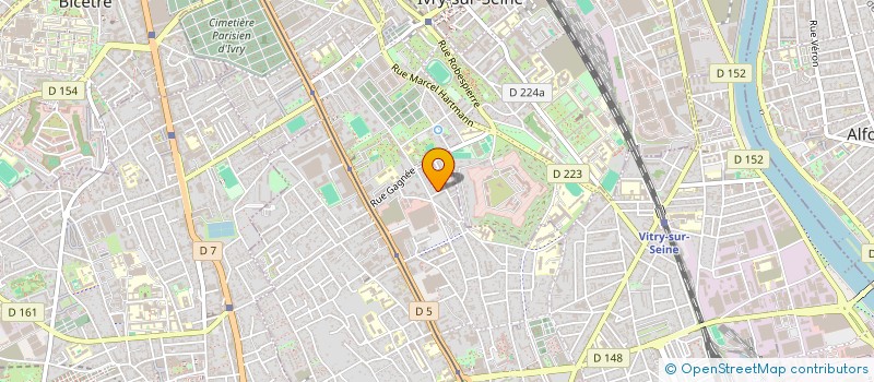 localisation de l'entreprise SCI DE LA MARNE  VITRY-SUR-SEINE