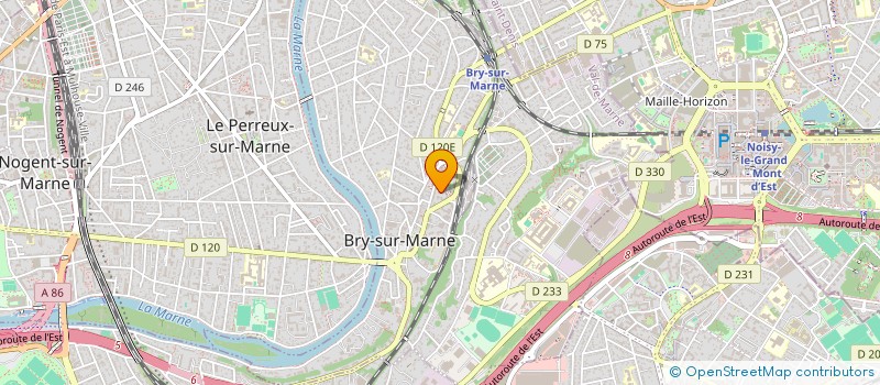 localisation de l'entreprise SCI DE LA MARNE à BRY-SUR-MARNE