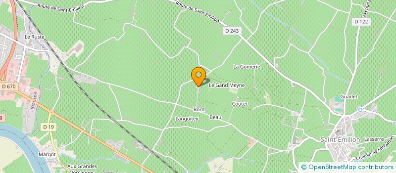 localisation de l'entreprise SCI DE LA MARNE  ST-CHRISTOPHE-DES-BARDES