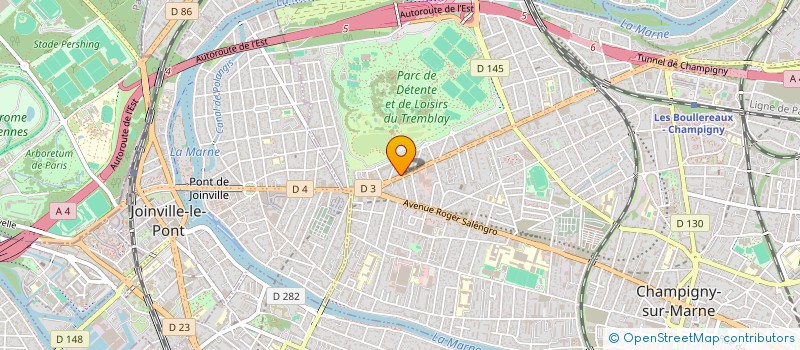 localisation de l'entreprise SCI DE LA MARNE  CHAMPIGNY-SUR-MARNE