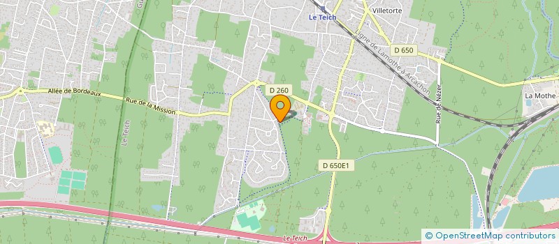 localisation de l'entreprise SCI DE LA MARNE à LE TEICH