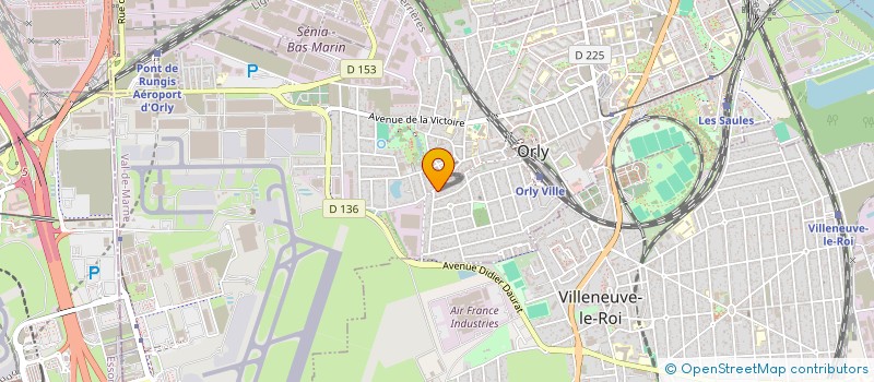 localisation de l'entreprise SCI DE LA MARNE  ORLY