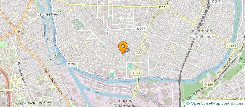 localisation de l'entreprise SCI DE LA MARNE à SAINT-MAUR-DES-FOSSES