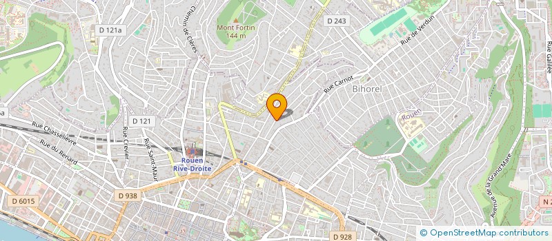 localisation de l'entreprise SCI DE LA MARNE  ROUEN