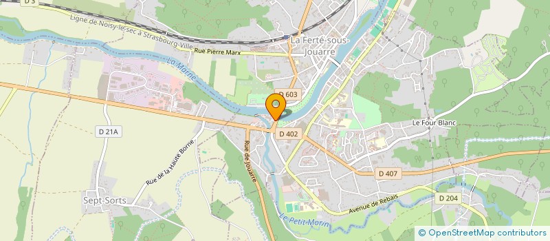 localisation de l'entreprise SCI DE LA MARNE  SAINT-JEAN-LES-DEUX-JUMEAUX