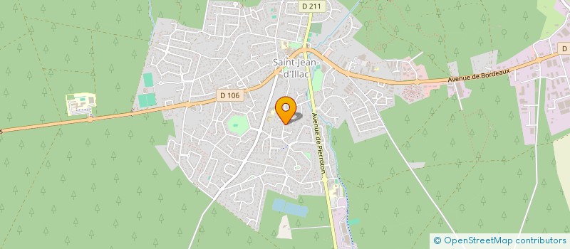 localisation de l'entreprise SCI DE LA MARNE  SAINT-JEAN-D'ILLAC