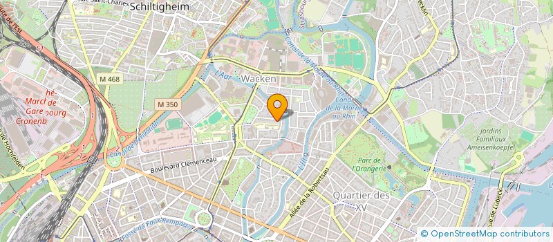 localisation de l'entreprise SCI DE LA MARNE  STRASBOURG