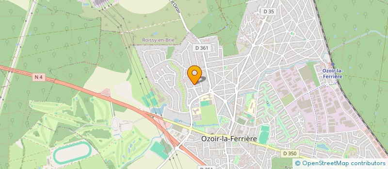 localisation de l'entreprise SCI DE LA MARNIERE à OZOIR-LA-FERRIERE