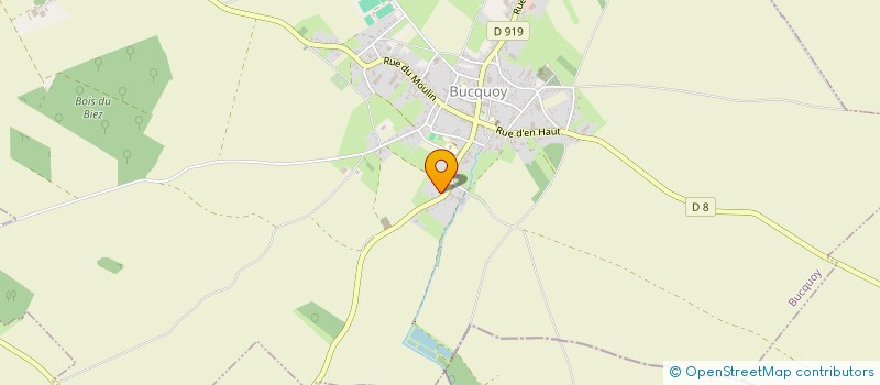 localisation de l'entreprise SCI DE LA MARNIERE  BUCQUOY