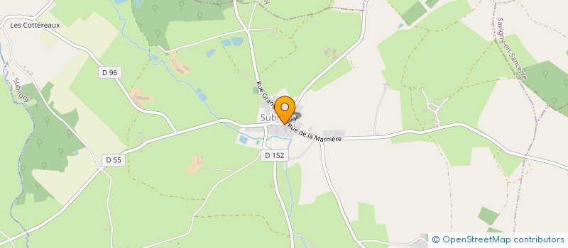 localisation de l'entreprise SCI DE LA MARNIERE  THOU