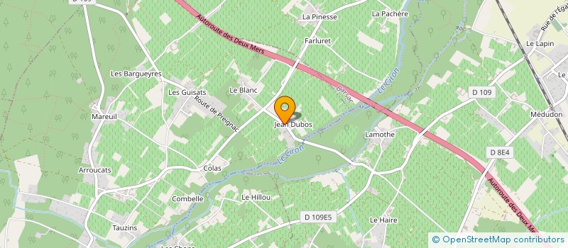 localisation de l'entreprise SCI DE LA MAROMA  PUJOLS-SUR-CIRON