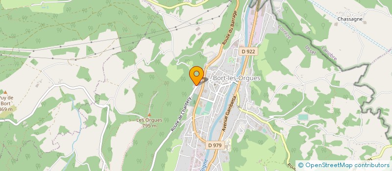 localisation de l'entreprise SCI DE LA MARQUISIE  BORT-LES-ORGUES