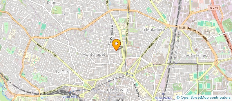localisation de l'entreprise SCI DE LA MARRONNIERE A CAPITAL VARIABLE à DIJON
