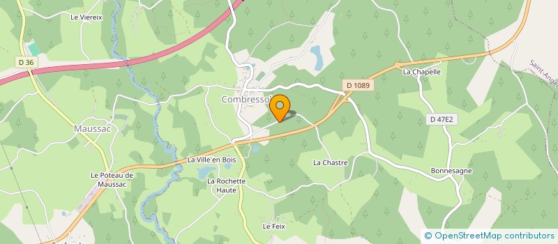 localisation de l'entreprise SCI DE LA MARTELLERIE  COMBRESSOL